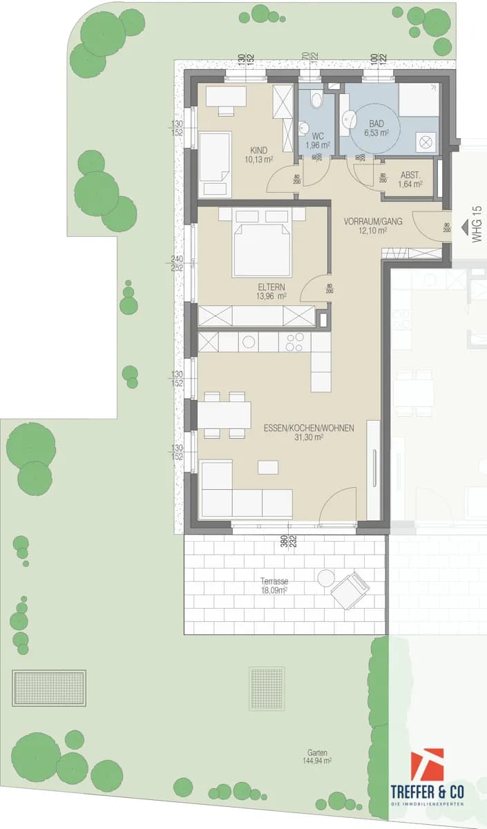 3-Zimmer-Wohnung kaufen in Kufstein – 77,81 m², € 499.000 – Bild 5 von 6