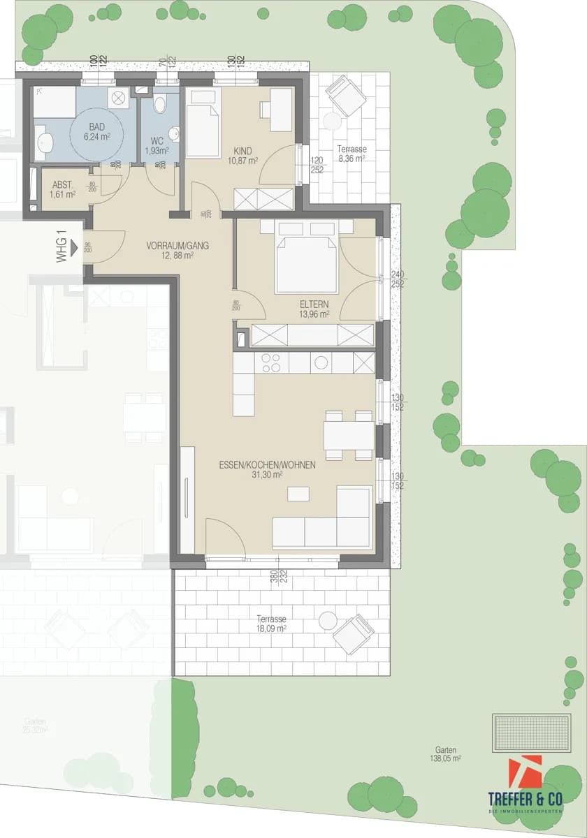 3-Zimmer-Wohnung kaufen in Kufstein – 79 m², € 537.000 – Bild 5 von 6