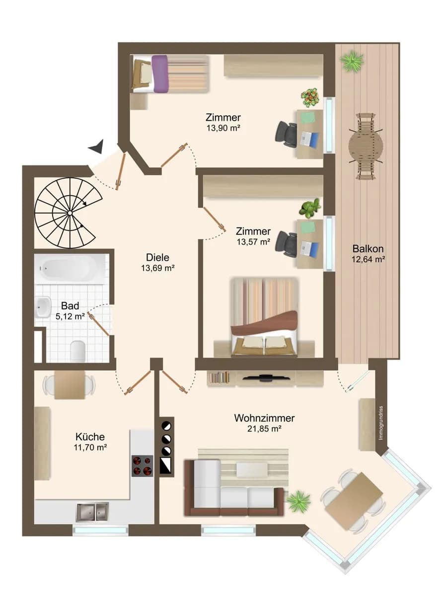 4-Zimmer-Wohnung kaufen in Schwaz – 112 m² – Bild 8 von 13