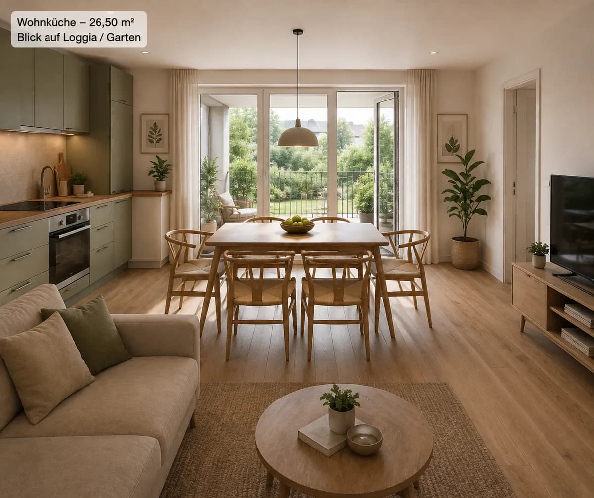 3-Zimmer-Wohnung kaufen in Baden – 77 m², € 230.000 – Bild 3 von 6