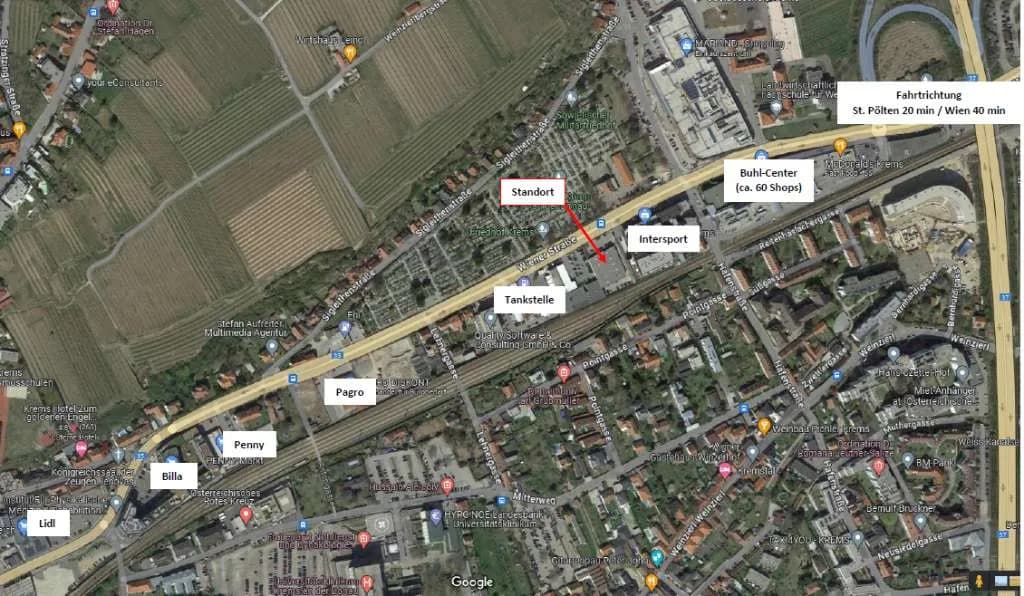 Gewerbeimmobilie mieten in Krems an der Donau – 2 600 m², € 14 – Bild 3 von 12