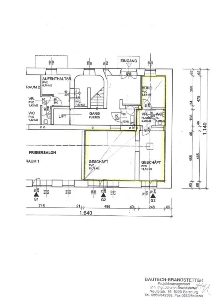 Gewerbeimmobilie mieten in Salzburg Stadt – 46 m², € 1.460 – Bild 13 von 13