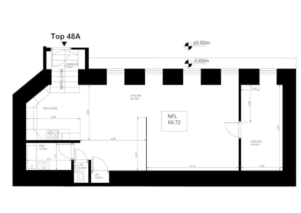 3-Zimmer-Wohnung mieten in Wien – 70 m², € 776 – Bild 1 von 16
