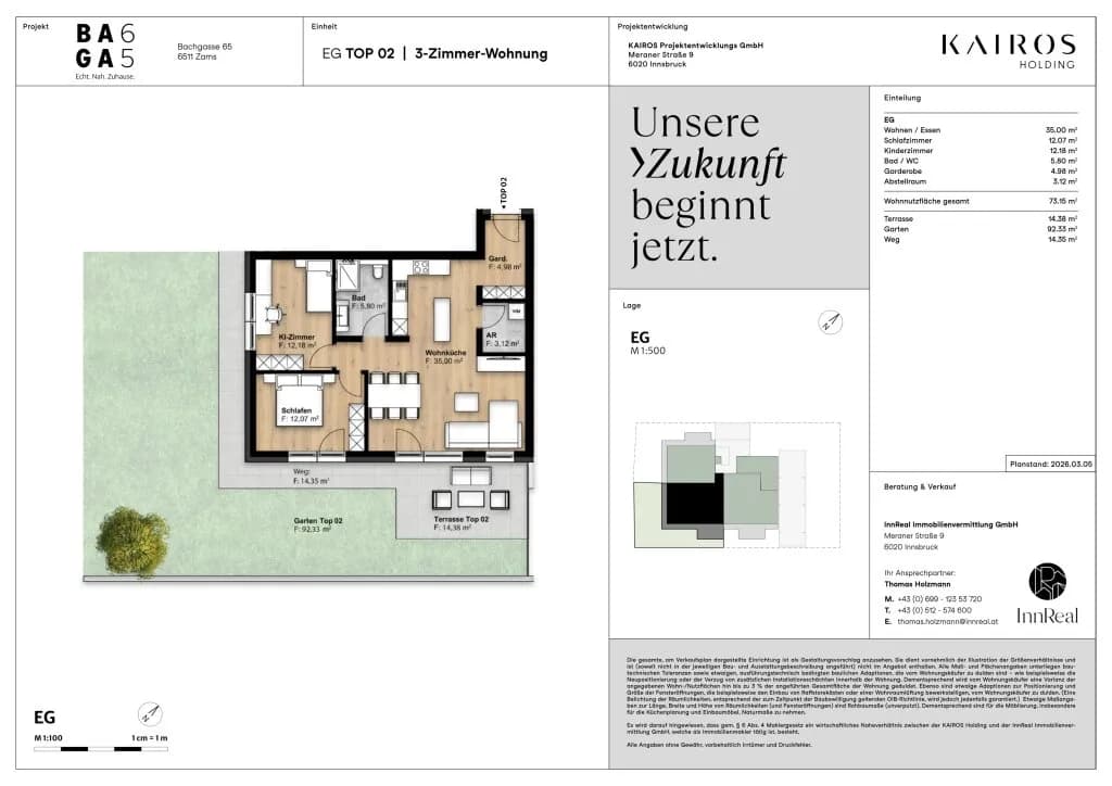 3-Zimmer-Wohnung kaufen in Landeck – 73,15 m², € 479.000 – Bild 5 von 6