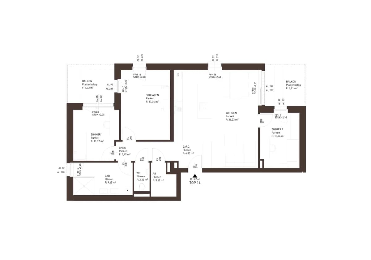 4-Zimmer-Wohnung kaufen in Gmunden – 101,07 m², € 792.000 – Bild 6 von 23