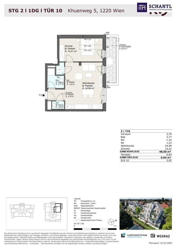 2-Zimmer-Wohnung kaufen in Wien – 48,5 m², € 271.045 – Bild 30 von 30