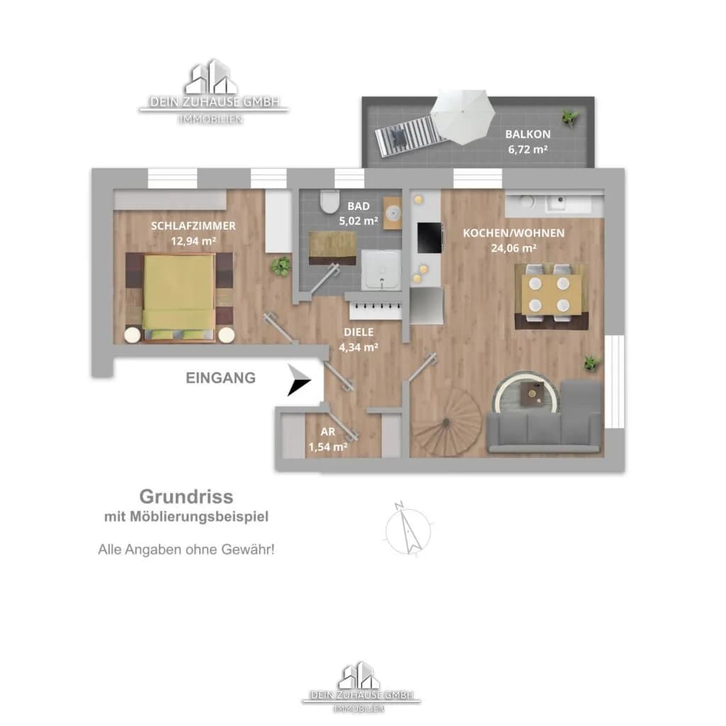 3-Zimmer-Wohnung kaufen in Salzburg Stadt – 47 m², € 399.000 – Bild 16 von 17