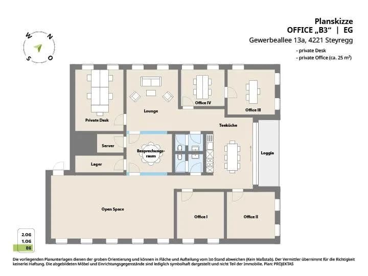 Gewerbeimmobilie mieten in Urfahr-Umgebung – 25 m², € 250 – Bild 12 von 12
