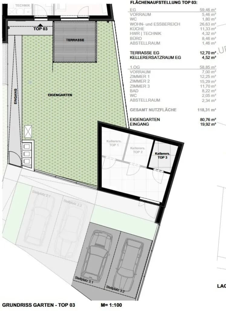5-Zimmer-Haus kaufen in Wiener Neustadt Land – 118 m², € 495.000 – Bild 26 von 28