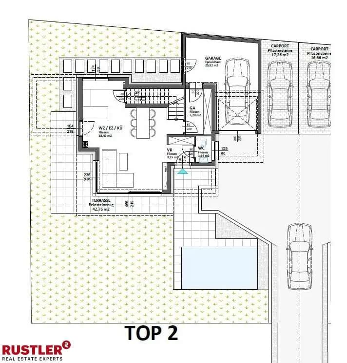 4-Zimmer-Haus kaufen in Baden – 119 m², € 634.000 – Bild 6 von 8