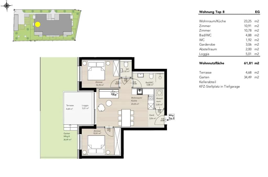 3-Zimmer-Wohnung kaufen in Liezen – 61,81 m², € 849.793 – Bild 6 von 6
