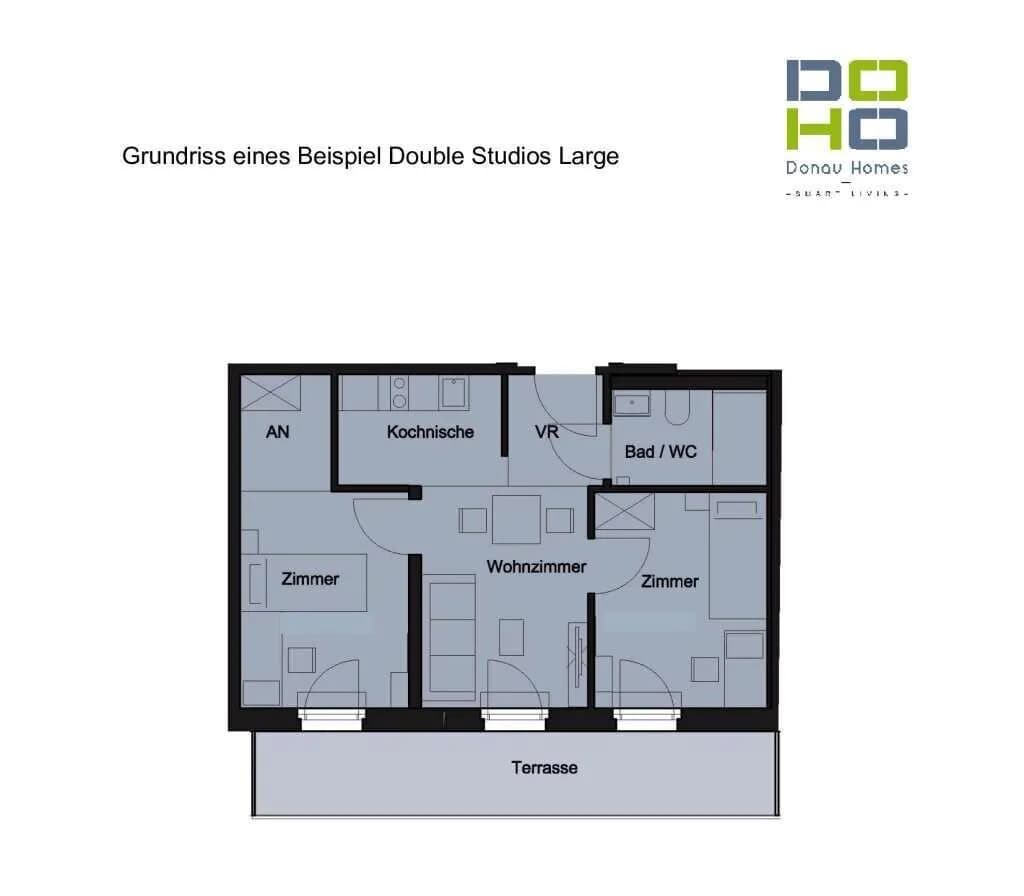 2-Zimmer-Wohnung mieten in Wien – 25,3 m², € 438 – Bild 14 von 14