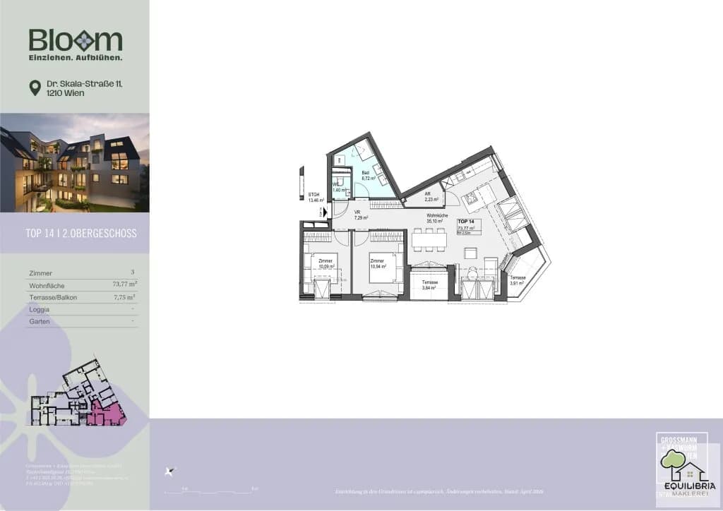 3-Zimmer-Wohnung kaufen in Wien – 74,51 m², € 580.000 – Bild 5 von 5