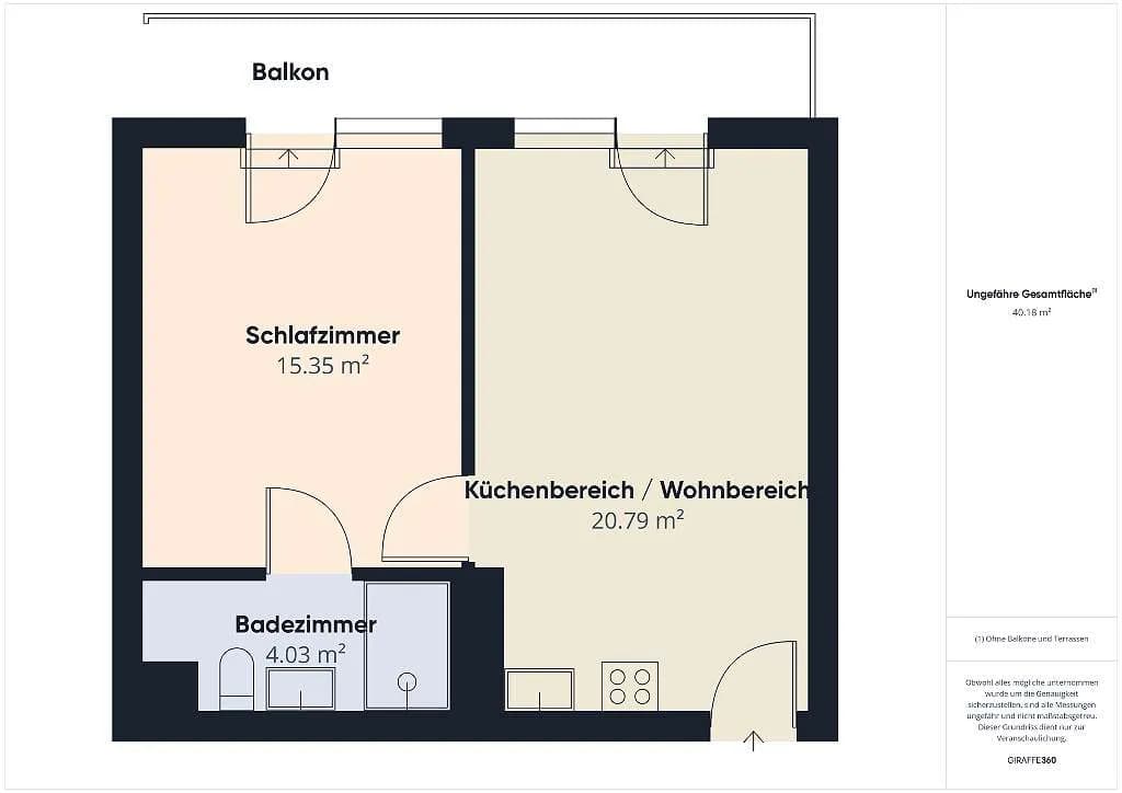 2-Zimmer-Wohnung mieten in Wien – 45,72 m², € 747 – Bild 19 von 19