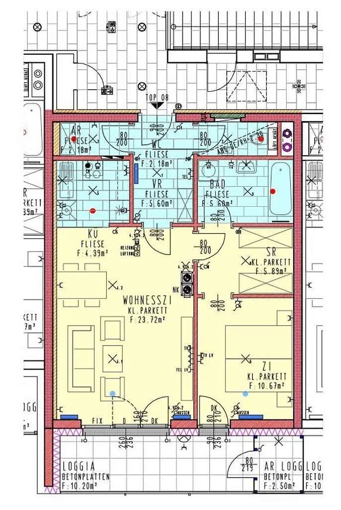 2-Zimmer-Wohnung mieten in Waidhofen an der Thaya – 60,12 m², € 742 – Bild 6 von 6