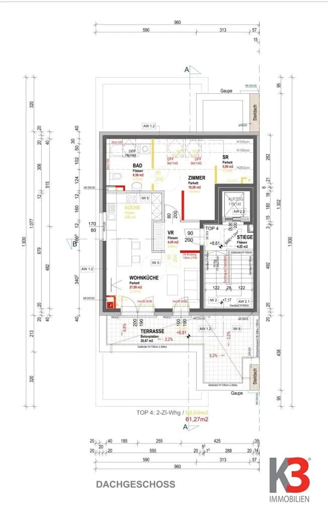 2-Zimmer-Wohnung kaufen in Wien – 61 m², € 378.000 – Bild 13 von 13