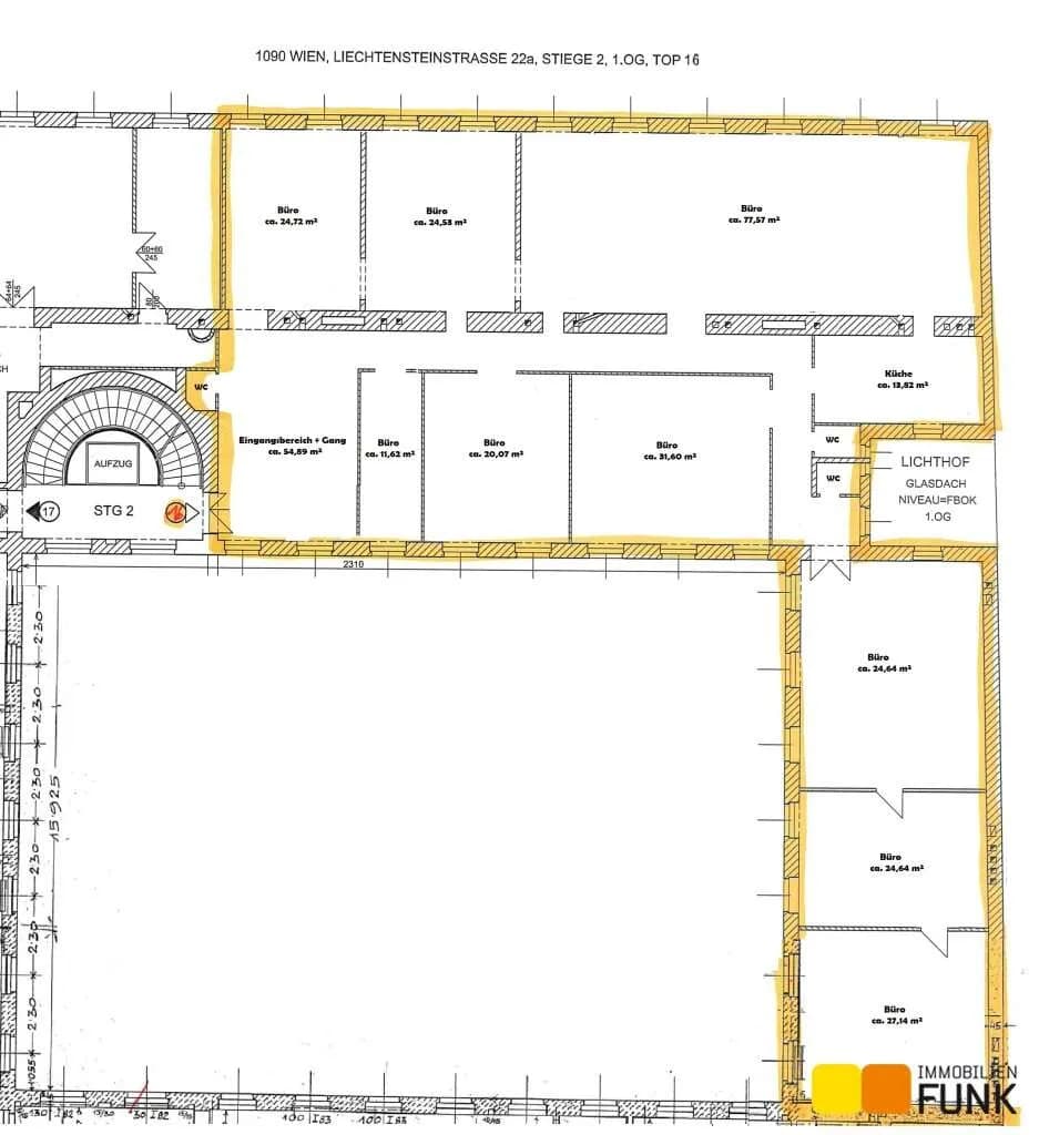 9-Zimmer-Gewerbeimmobilie mieten in Wien – 351 m², € 6.289 – Bild 23 von 25