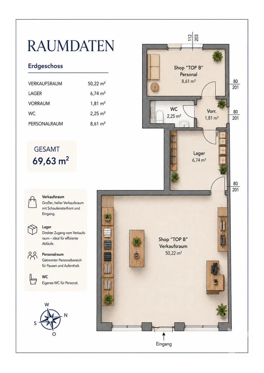 Gewerbeimmobilie kaufen in Steyr-Land – 70 m², € 199.000 – Bild 8 von 8
