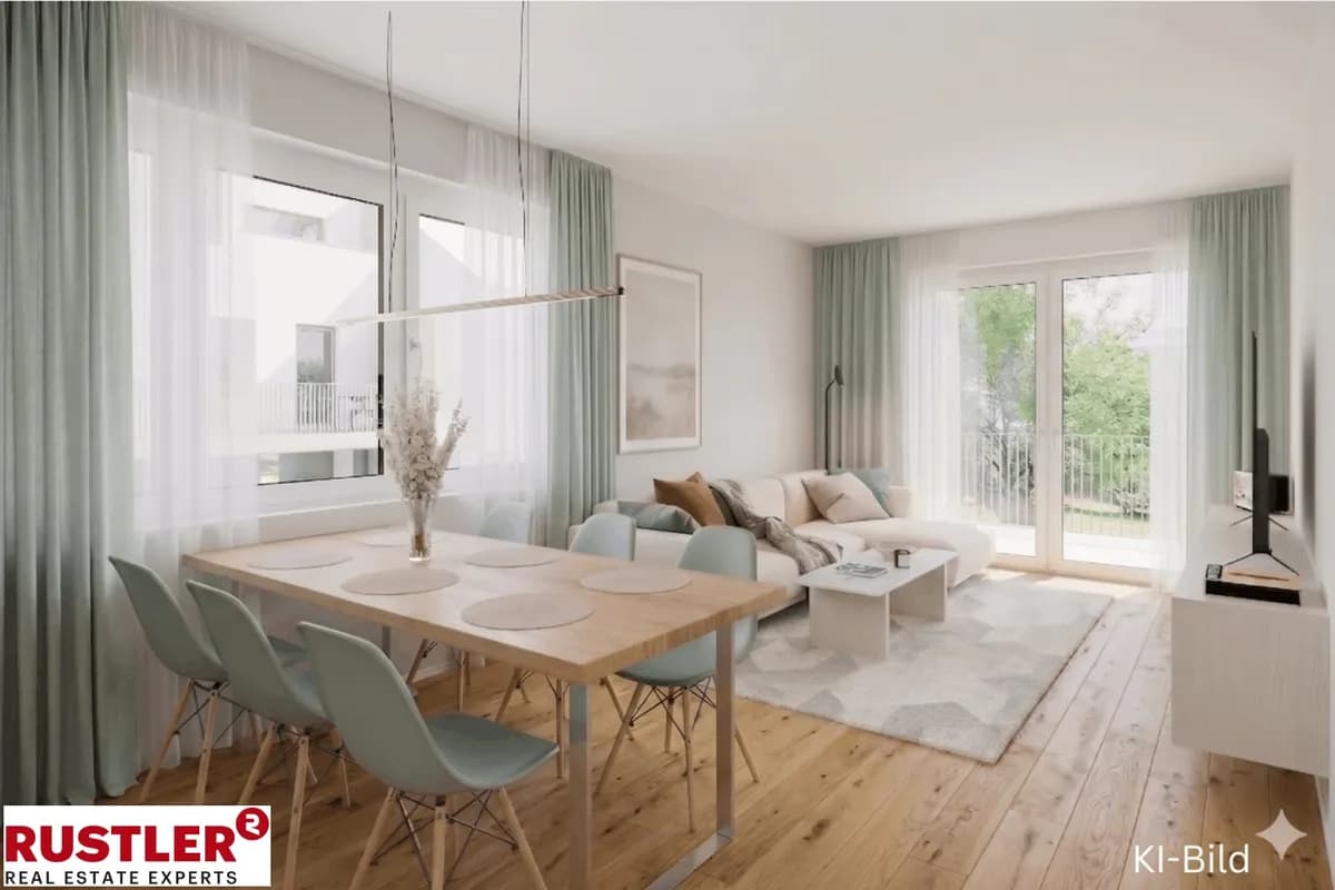 2-Zimmer-Wohnung kaufen in Mödling – 47,32 m², € 320.000 – Bild 3 von 6