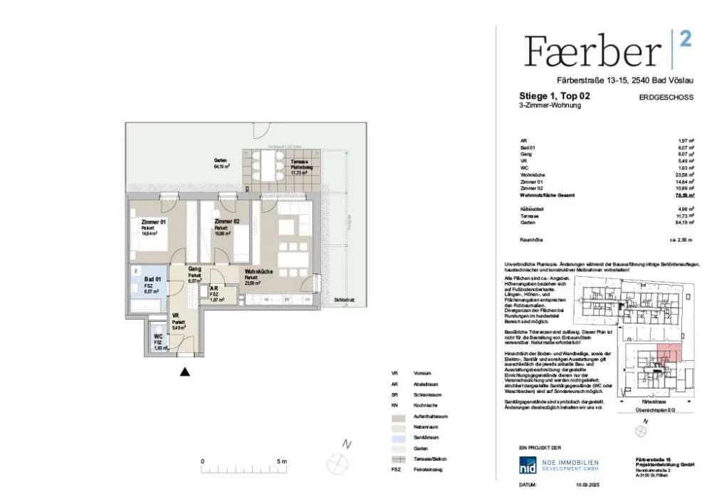 3-Zimmer-Wohnung kaufen in Baden – 71,37 m², € 388.000 – Bild 21 von 21
