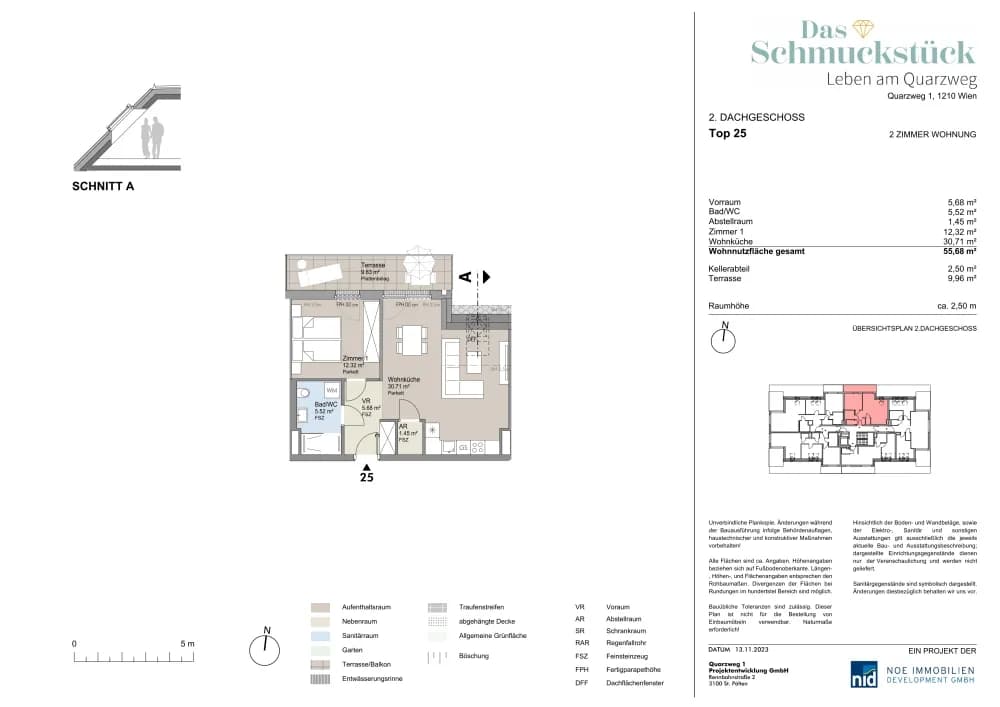 2-Zimmer-Wohnung kaufen in Wien – 53,83 m², € 395.000 – Bild 21 von 22