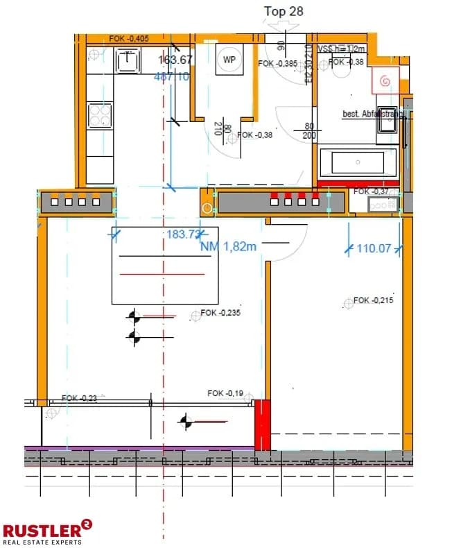 2-Zimmer-Wohnung kaufen in Wien – 55,9 m², € 359.000 – Bild 3 von 6