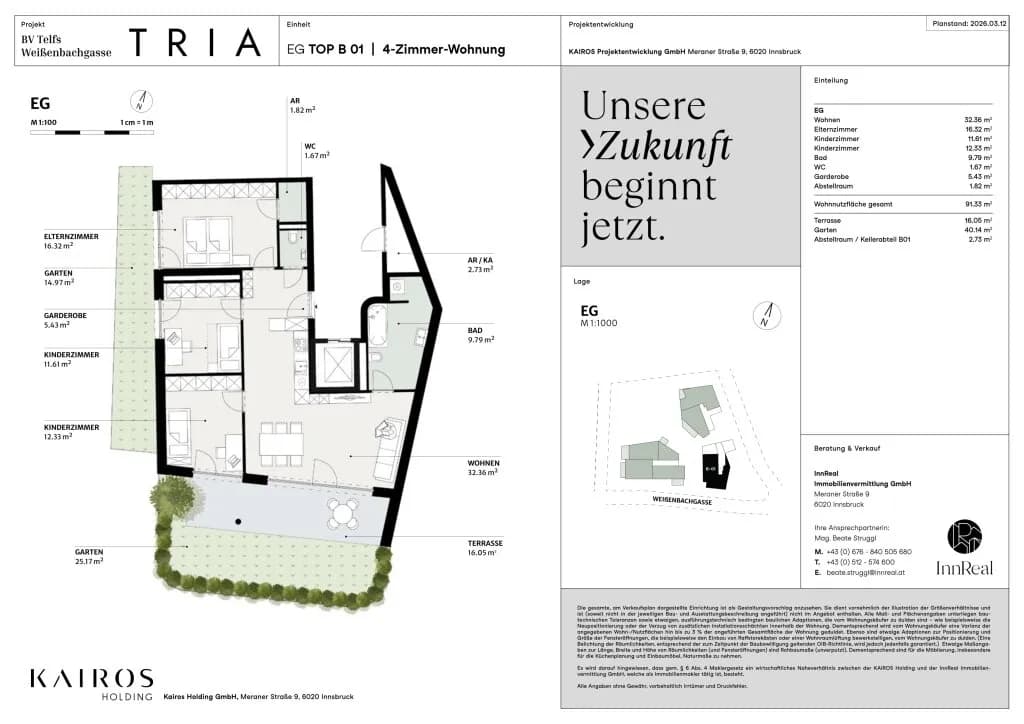 4-Zimmer-Wohnung kaufen in Innsbruck-Land – 91,33 m², € 570.000 – Bild 10 von 10