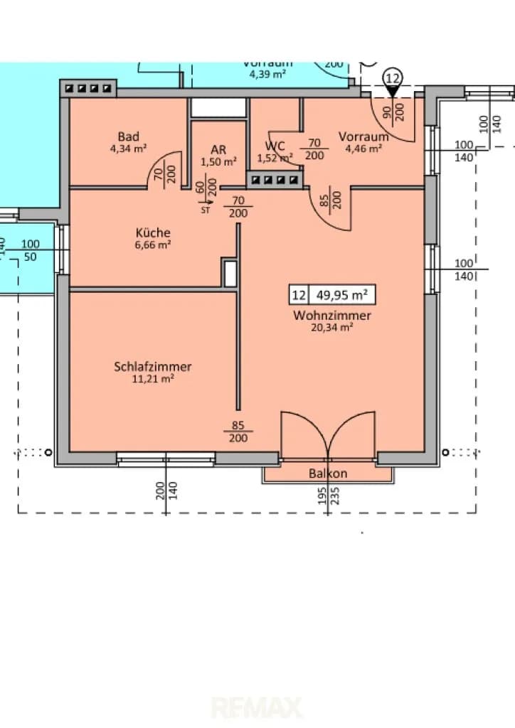 2-Zimmer-Immobilie kaufen in Waidhofen an der Ybbs – 50 m², € 85.000 – Bild 20 von 20