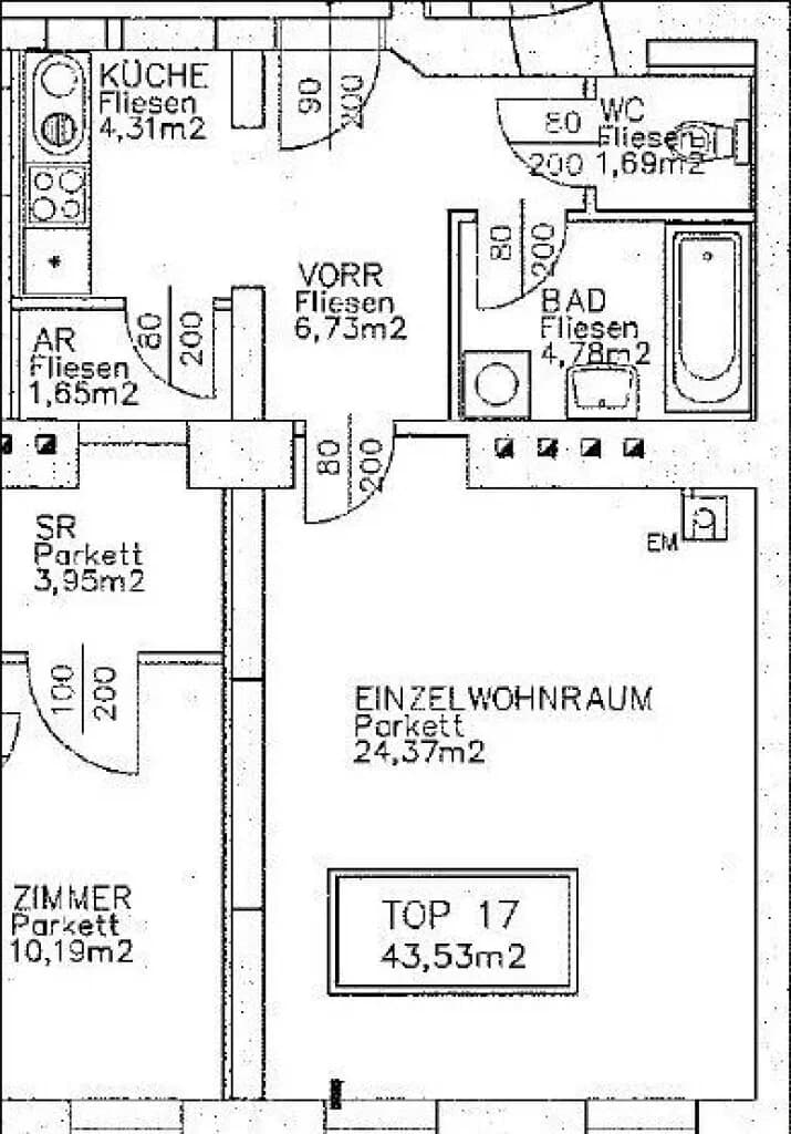 1-Zimmer-Wohnung kaufen in Wien – 43,53 m², € 248.000 – Bild 15 von 15