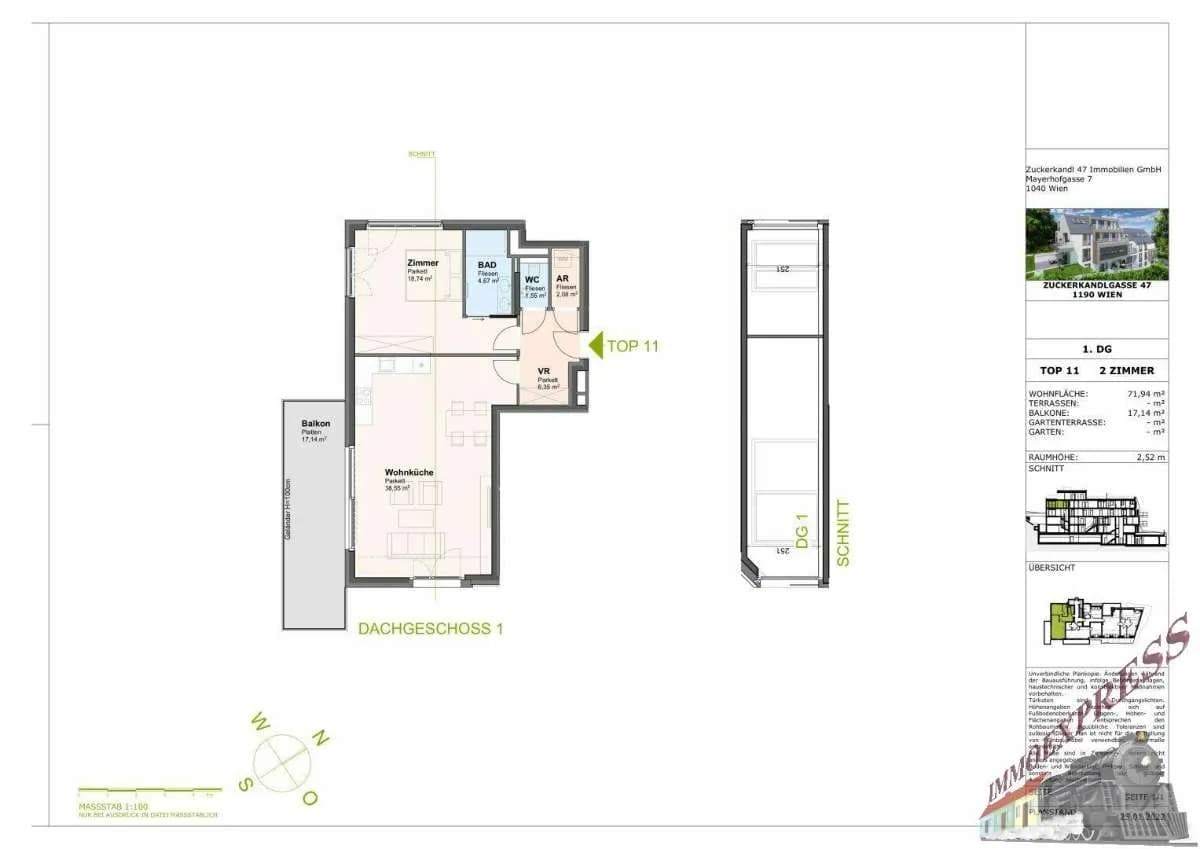 2-Zimmer-Wohnung kaufen in Wien – 71,94 m², € 649.000 – Bild 3 von 29