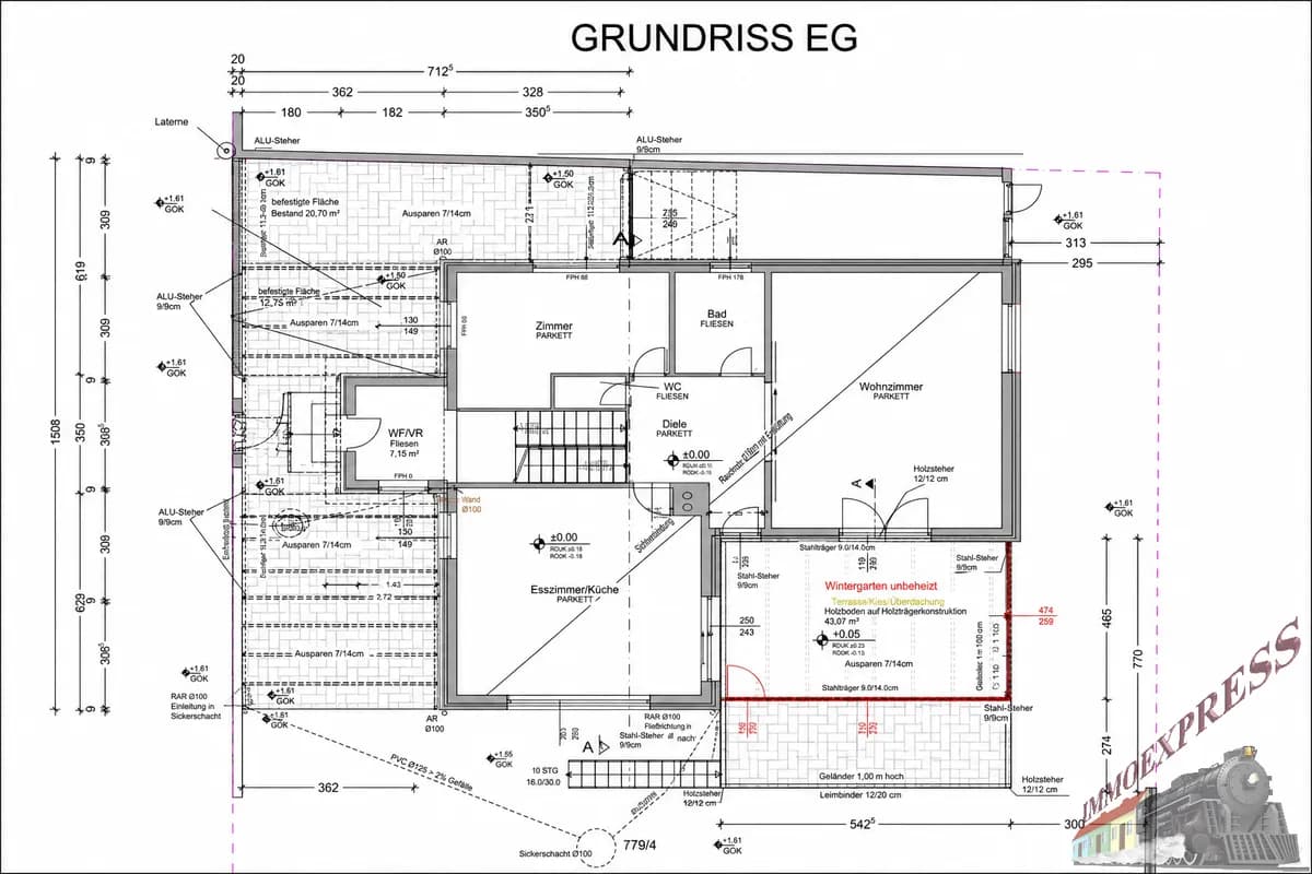5-Zimmer-Haus mieten in Mödling – 180 m², € 2.600 – Bild 18 von 19