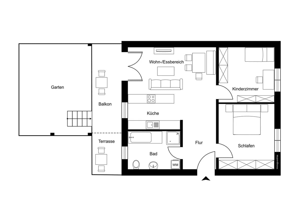 3-Zimmer-Wohnung kaufen in Dornbirn – 55,77 m², € 269.000 – Bild 2 von 21