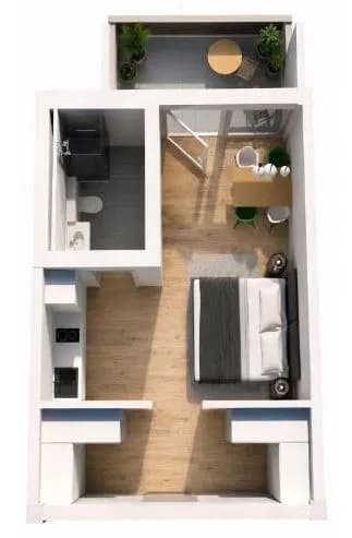 Wohnung mieten in Schwaz – 39 m², € 860 – Bild 2 von 3