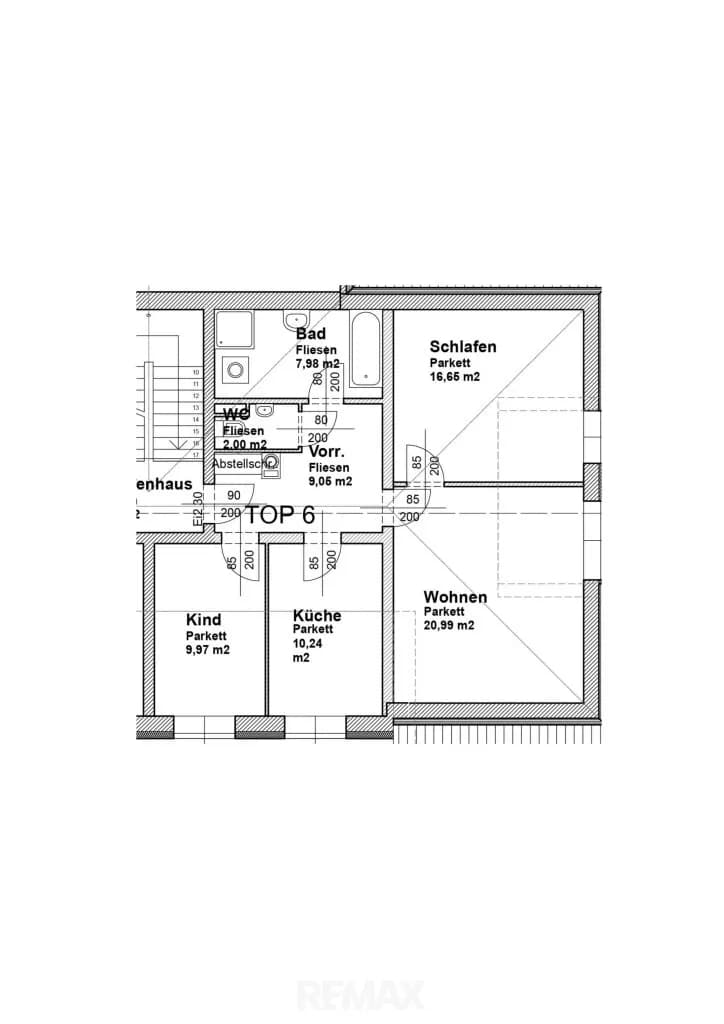 3-Zimmer-Wohnung mieten in Steyr – 77 m², € 943 – Bild 10 von 10