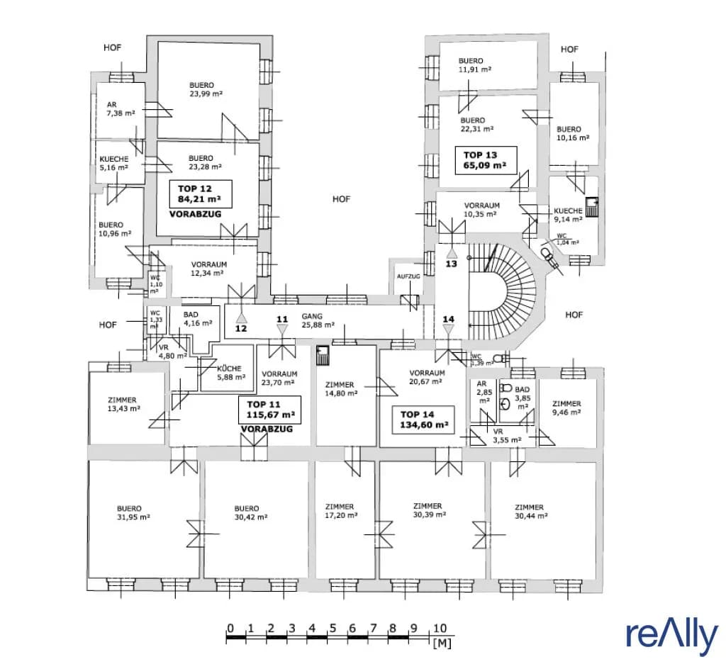 5-Zimmer-Gewerbeimmobilie mieten in Wien – 135 m², € 2.875 – Bild 10 von 10