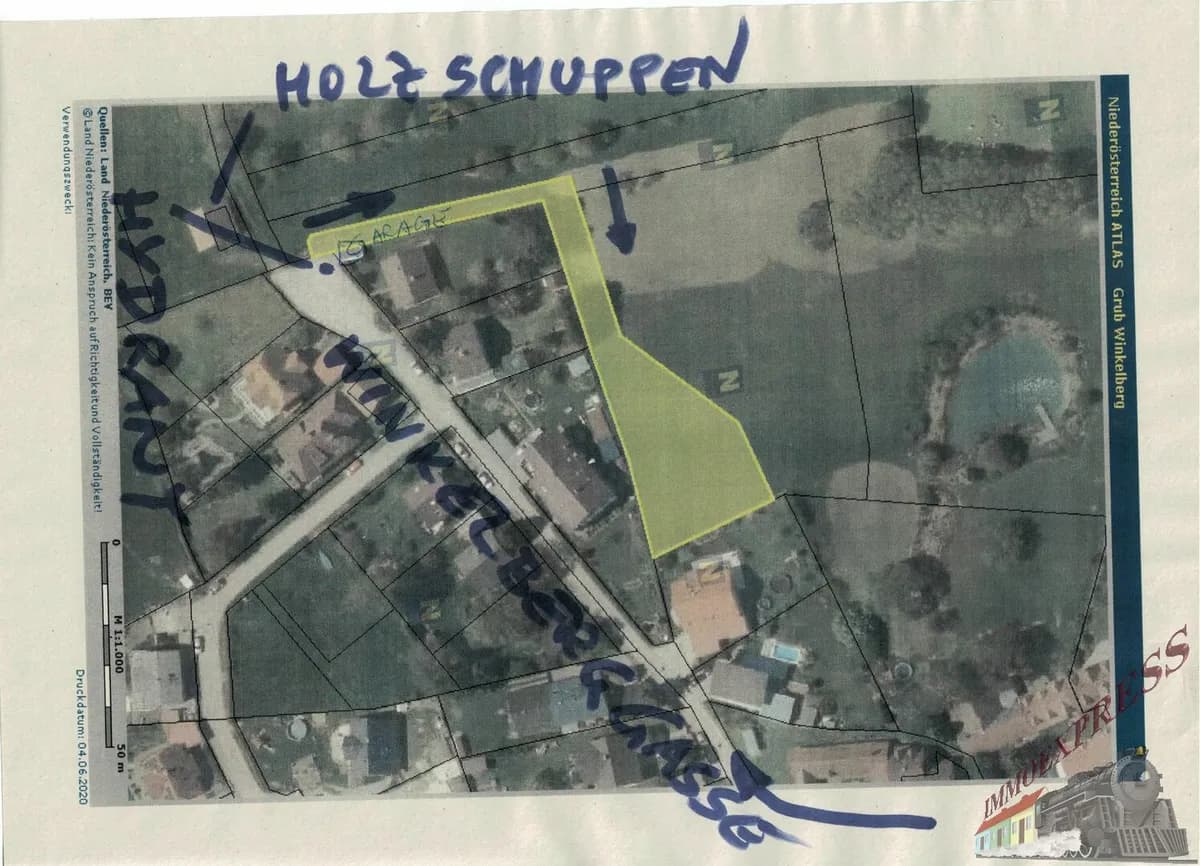 Grundstück kaufen in Mödling – 1 780 m², € 135.900 – Bild 3 von 4