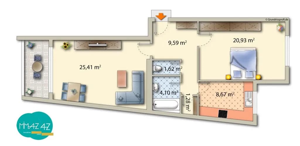 2-Zimmer-Wohnung mieten in Wien – 74,77 m², € 1.199 – Bild 15 von 15