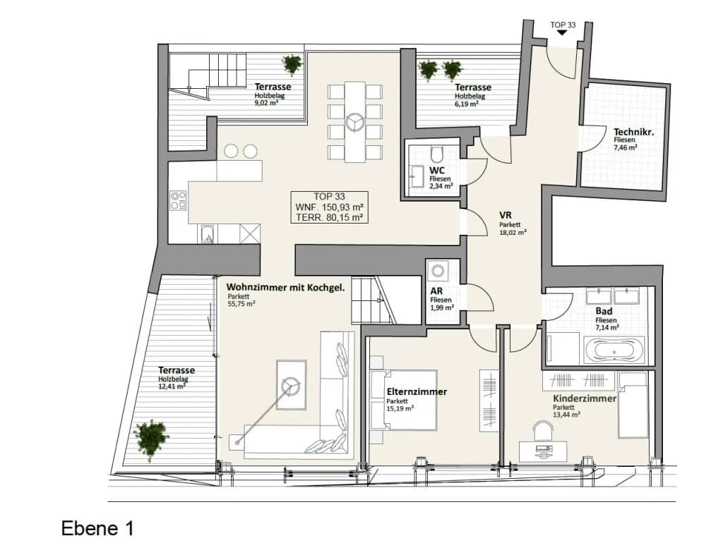 4-Zimmer-Wohnung kaufen in Wien – 150,93 m², € 1.990.000 – Bild 33 von 35
