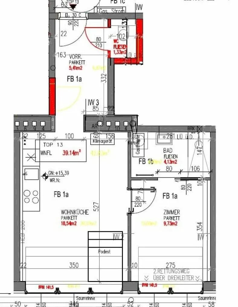 2-Zimmer-Wohnung kaufen in Wien – 40 m², € 380.000 – Bild 4 von 8