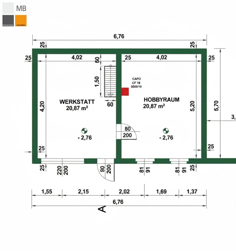 3-Zimmer-Haus kaufen in Baden – 67 m², € 310.000 – Bild 24 von 26