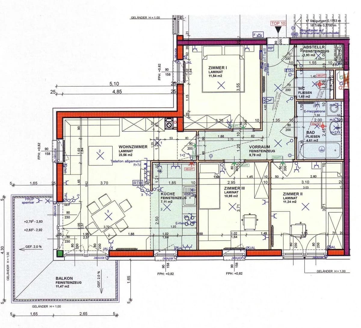 4-Zimmer-Wohnung mieten in Sankt Pölten Land – 82,41 m², € 810 – Bild 9 von 18