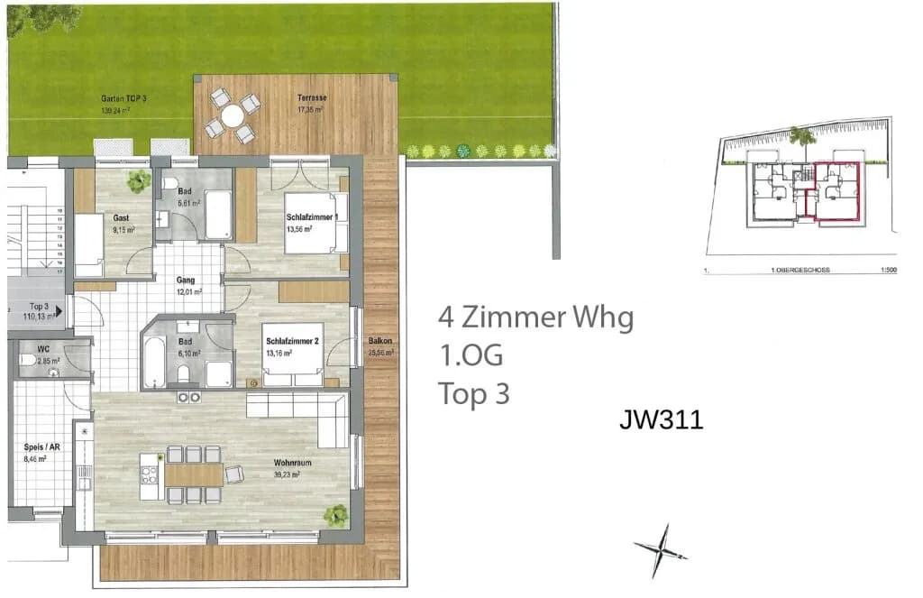3-Zimmer-Wohnung kaufen in Kitzbühel – 104 m² – Bild 23 von 29