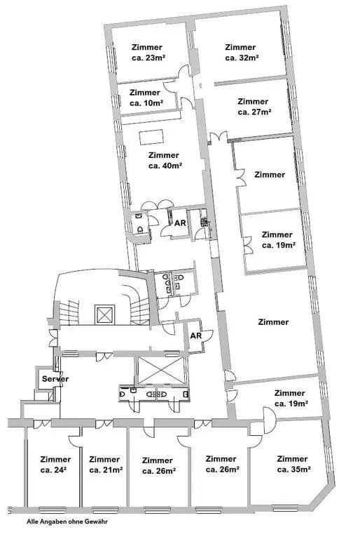 14-Zimmer-Gewerbeimmobilie mieten in Wien – 491 m², € 8.933 – Bild 2 von 11