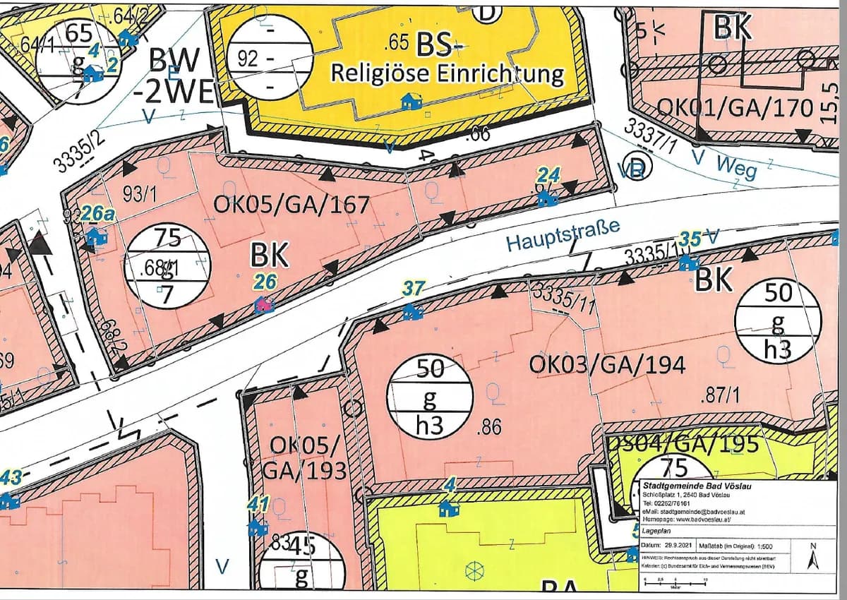 Grundstück kaufen in Baden – 1 231 m², € 599.000 – Bild 2 von 2