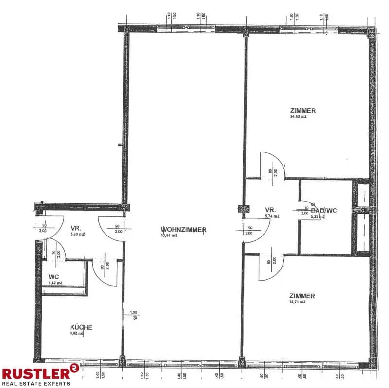 4-Zimmer-Gewerbeimmobilie mieten in Mödling – 125 m², € 1.686 – Bild 9 von 10