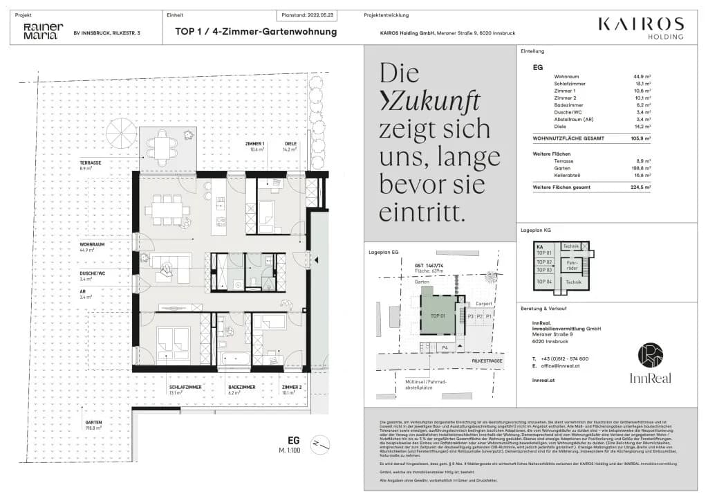 4-Zimmer-Wohnung kaufen in Innsbruck – 105 m², € 1.190.000 – Bild 11 von 11