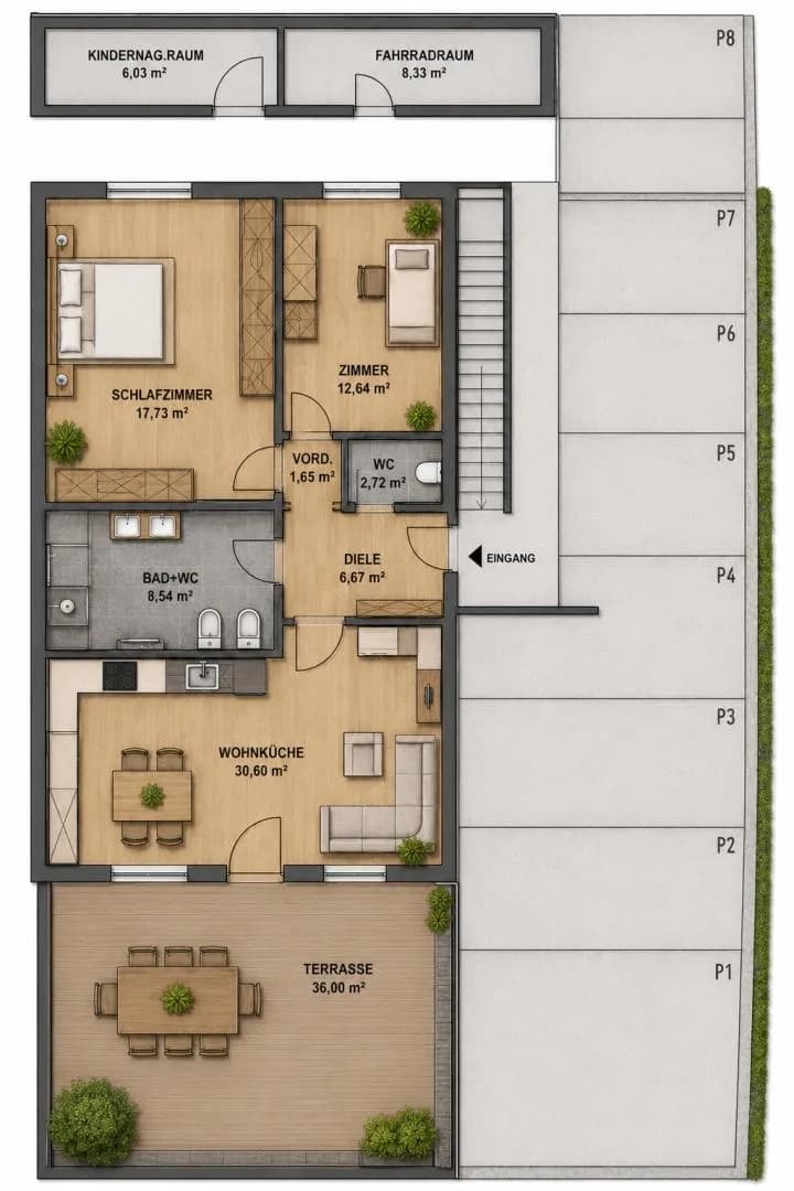 3-Zimmer-Wohnung kaufen in Kufstein – 80,46 m², € 835.000 – Bild 11 von 11