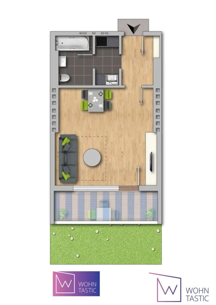 Wohnung kaufen in Mödling – 28,26 m², € 99.000 – Bild 11 von 13