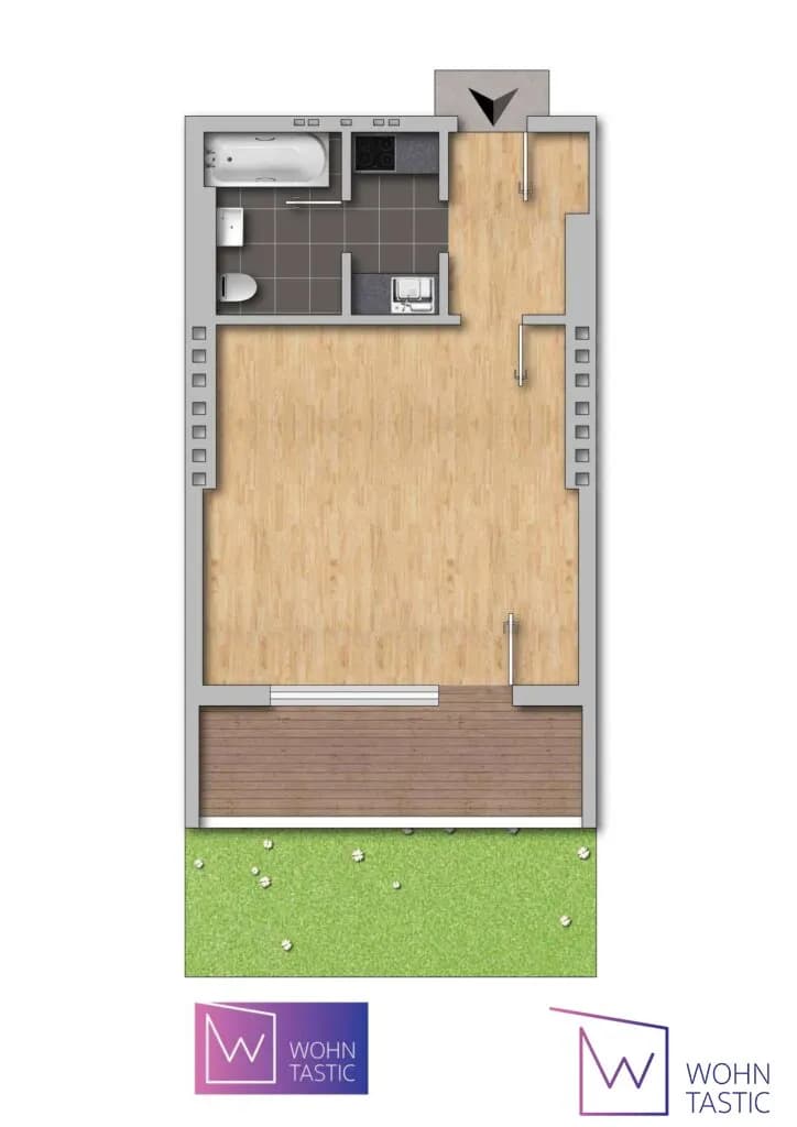 Wohnung kaufen in Mödling – 28,26 m², € 99.000 – Bild 12 von 13