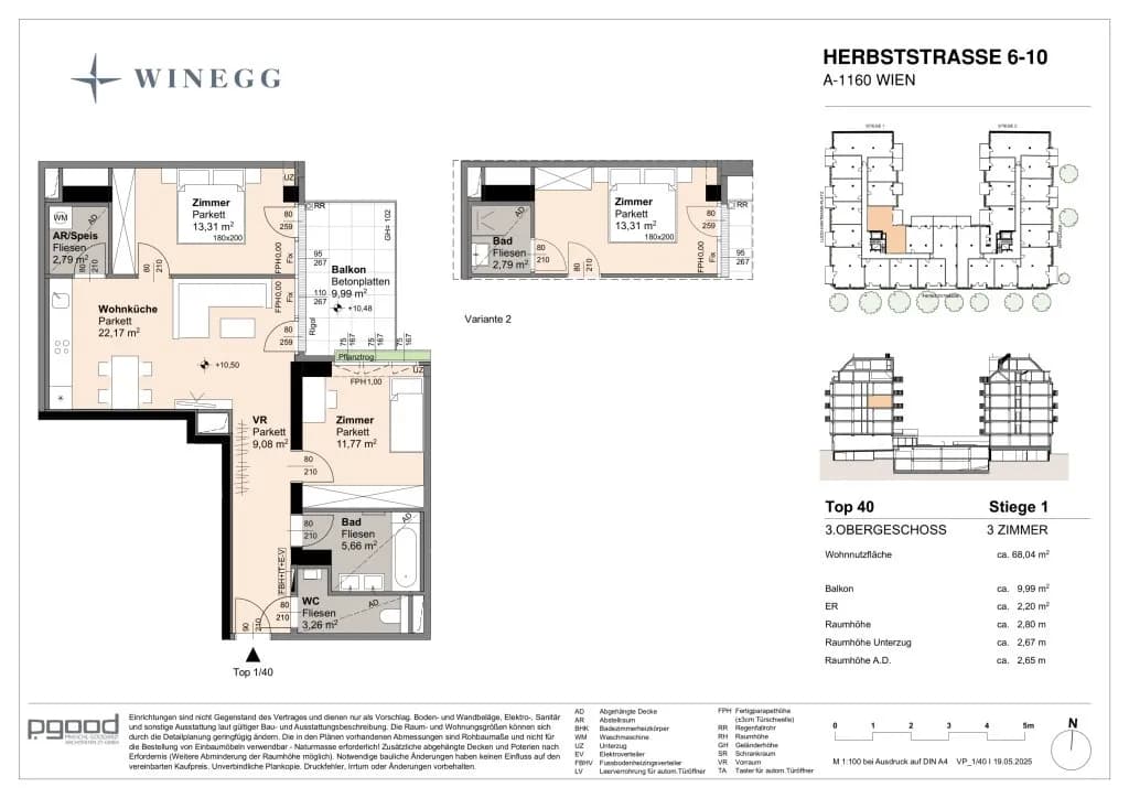 3-Zimmer-Wohnung kaufen in Wien – 68,04 m², € 508.100 – Bild 15 von 16